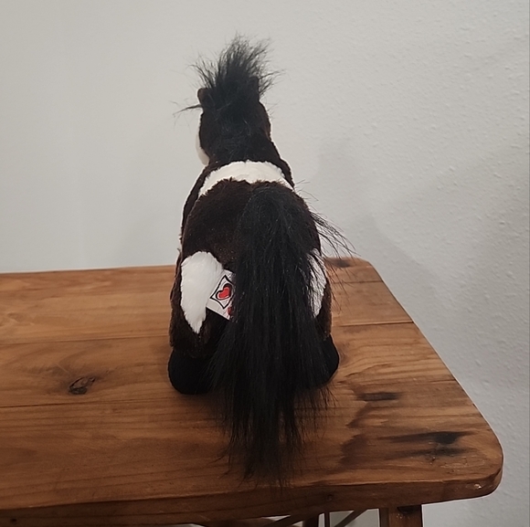 Webkinz 9 inch brown and white pinto horse without code - Picture 4 of 6